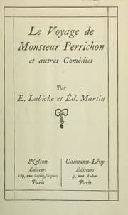 Tapa de Le voyage de monsieur Perrichon et autres comédies