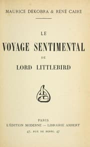 Tapa de Le voyage sentimental de lord Littlebird