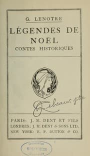 Tapa de Légendes de Noël
