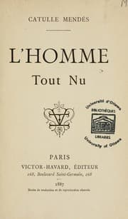 Tapa de L'homme tout nu