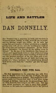 Tapa de Life & battles of Sir Dan Donnelly