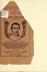 Tapa de The life and battles of Yankee Sullivan