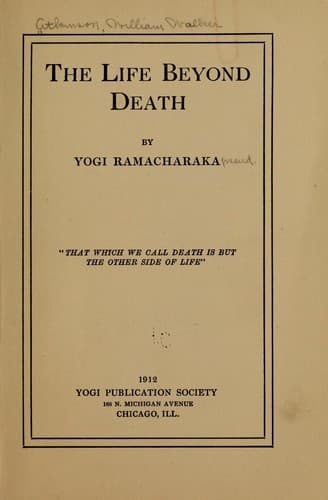 Tapa de The life beyond death
