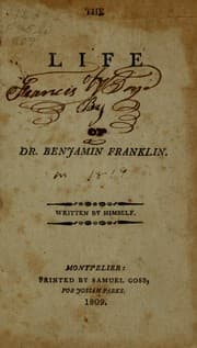 Tapa de The life of Dr. Benjamin Franklin