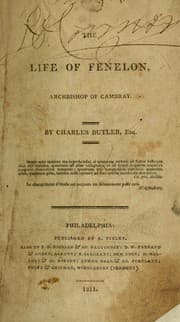 Tapa de The life of Fenelon, Archbishop of Cambray