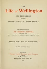 Tapa de The life of Wellington