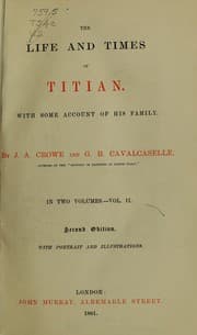 Tapa de The life and times of Titian