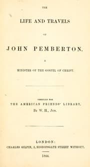 Tapa de The life and travels of John Pemberton, a minister of the Gospel of Christ