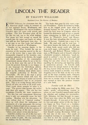 Tapa de Lincoln the reader