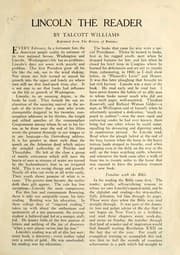 Tapa de Lincoln the reader