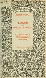 Tapa de Liriche del "Dolce stil novo"