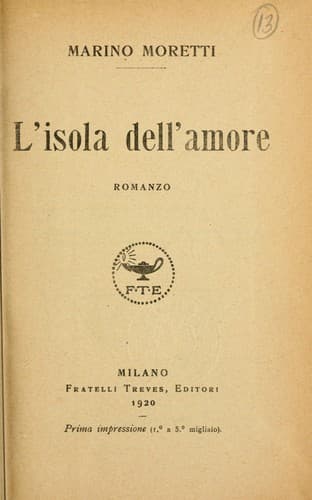 Tapa de L'isola dell'amore