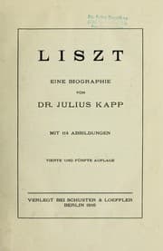 Tapa de Liszt