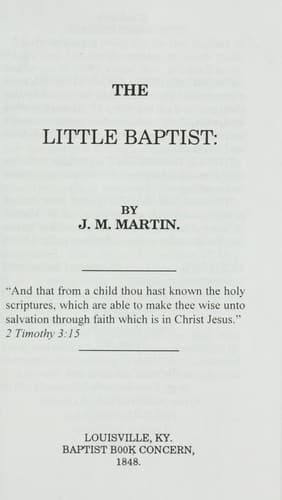 Tapa de The little Baptist