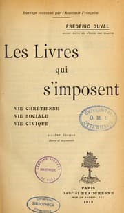 Tapa de Livres qui s'imposent