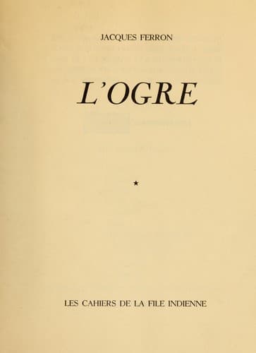 Tapa de L'ogre