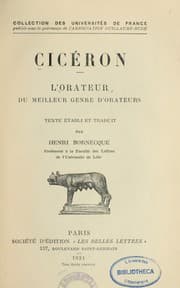 Tapa de L'Orateur. Du meilleur genre d'orateurs