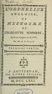 Tapa de L'Orpheline angloise, ou, Histoire de Charlotte Summers