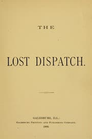 Tapa de The lost dispatch