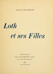 Tapa de Loth et ses filles