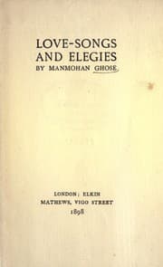 Tapa de Love-songs and elegies