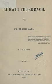Tapa de Ludwig Feuerbach