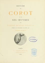 Tapa de L'œuvre de Corot