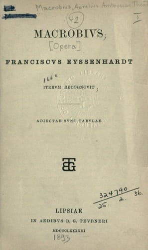 Tapa de Macrobius