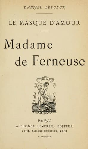 Tapa de Madame de Ferneuse