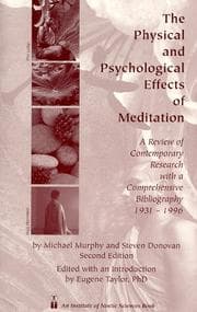 Tapa de The physical and psychological effects of meditation