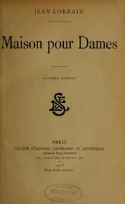 Tapa de Maison pour dames