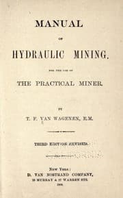 Tapa de Manual of hydraulic mining