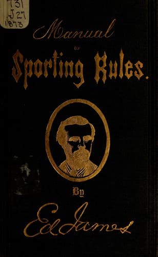 Tapa de Manual of sporting rules