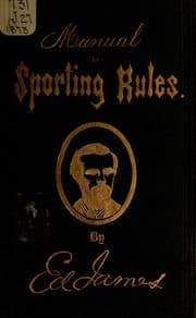 Tapa de Manual of sporting rules