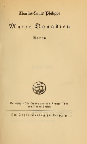 Tapa de Marie Donadieu