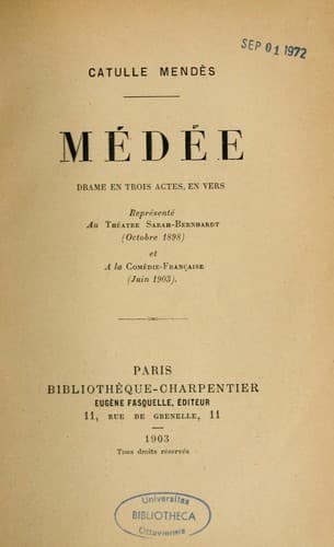 Tapa de Médée