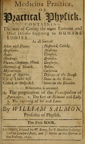 Tapa de Medicina practica, or, Practical physick