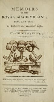 Tapa de Memoirs of the Royal academicians