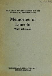 Tapa de Memories of Lincoln
