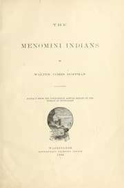 Tapa de The Menomini Indians