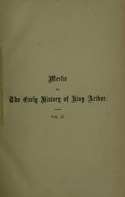 Tapa de Merlin, or, The early history of King Arthur