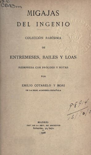 Tapa de Migajas del ingenio