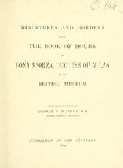 Tapa de Miniatures and borders from the Book of Hours of Bona Sforza, Duchess of Milan in the British Museum