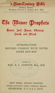 Tapa de The Minor prophets
