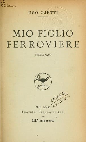 Tapa de Mio figlio ferroviere