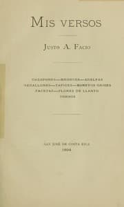Tapa de Mis versos