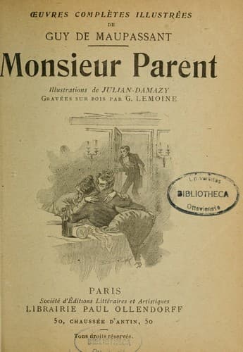 Tapa de Monsieur Parent
