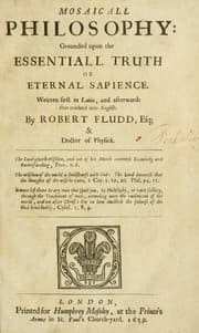 Tapa de Mosaicall philosophy: grounded upon the essentiall truth or eternal sapience