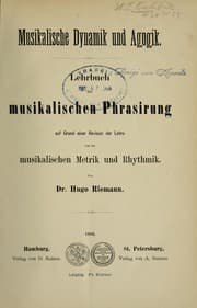 Tapa de Musikalische Dynamik und Agogik