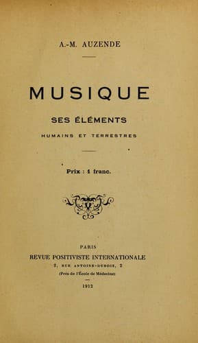 Tapa de Musique